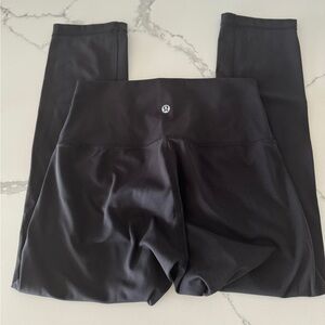Lululemon Wunder Under Crop High-Rise 21” Black, Size 4
